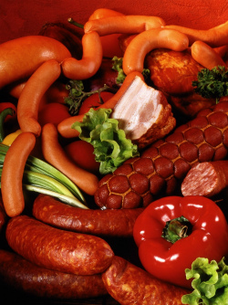 колбасные изделия, изготовленные с помощью пищевых добавок Дело Вкуса